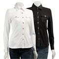 Tracy M Women's Military Knit Shirt