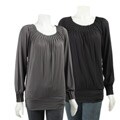 Design History Women's Jewelry Pleated Shirt