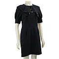 Walter Women's Crepe Ruffled Dress