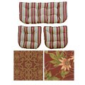 Outdoor Settee Cushions (Set of 3)