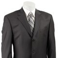 Michael Kors Men's Charcoal Wool 3-button Suit