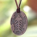 Ceramic 'Ancient Fish' Necklace (Thailand)