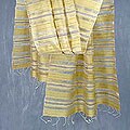 Silk 'Golden Splendor' Shawl (India)