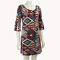 Curtsey Women's Tribal Print Dress