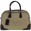 Prada Large Jacquard Travel Bag