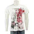 Existential Men's White 'Police Riot' T-shirt