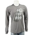 Existential Men's Grey 'Palio Argyle' T-shirt