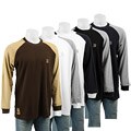 Brooklyn Xpress Men's Embroidered Long-sleeve Shirt