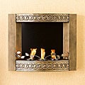 Bristol Antique Gold Wall Mount Fireplace