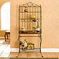 Scrolled Top Baker's Rack