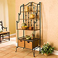 Augusta Black Baker's Rack