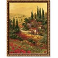 Art Fronckowiak 'Toscano Valley I' Framed Canvas Art