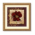Richard Henson 'Pansy' Framed Art Print