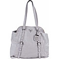Prada 'New Look' Stone Grey Large Shopping Bag