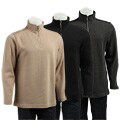 Visitor Men's Mock Neck Long-sleeve Sweater