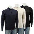 Visitor Men's Silk Blend Mock Neck Sweater