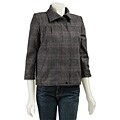 FINAL SALE Identify Women's Charcoal 3/4-sleeve Jacket