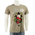 Ed Hardy Men's Faith Gothic Script T-shirt