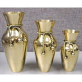 Brass Vases with Rope