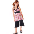 Sophia's Style Girl's Pink Sweetie Bug Capri Set