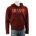 Ed Hardy Men's Destroy Stud/ Stone Hoodie