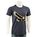 Ed Hardy Men's Premium Flying Eagle Rhinestone Shirt