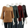 Spring & Mercer Bateau Neck 3/4-sleeve Top