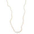 Tiffany White Pearl and 1/3ct TDW Diamond Estate Necklace