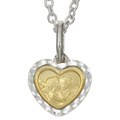 Sterling Silver and 14k Gold Raphael Angels Necklace
