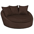 Roundabout Chocolate Low Circle Chair
