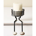Hand-wired Relaxed Sitting Candle Holder
