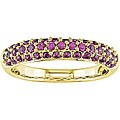 10k Yellow Gold Pink Sapphire Ring