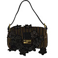 Fendi Small Suede Flap Baguette