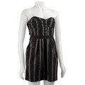 BCBGeneration Women's Black Strapless Dress