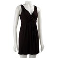 BCBGeneration Women's Black Shirred Dress