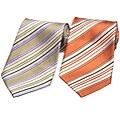 Daniel de Fasson Men's Multicolor Textured Tie