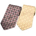 Zanetti Men's Satin Linking Medallion Tie