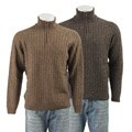 Tricots St. Raphael Men's Crossed Cable Wool Sweater