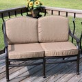 Princeton Bronze Loveseat with Cushions