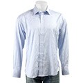 Equilibrio Men's Blue Stripe/ Floral Shirt