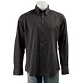 Equilibrio Men's Black/ White Stripe Shirt