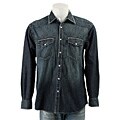 Axis Men's Long-sleeve Denim Shirt