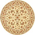 Handmade Persian Wool and Silk Rug (6' Round)