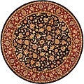 Handmade Persian Wool and Silk Rug (6' Round)