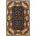 Handmade Persian Court Wool and Silk Rug (6' x 9')