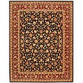 Handmade Persian Court Wool and Silk Rug (7'6 x 9'6)