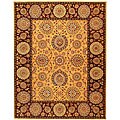 Handmade Ancestry Wool and Silk Rug (7'6 x 9'6)
