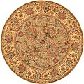 Handmade Treasures Wool and Silk Rug (8' Round)