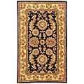 Handmade Masterpiece Wool and Silk Rug (3' x 5')