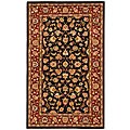 Handmade Persian Court Wool and Silk Rug (3' x 5')